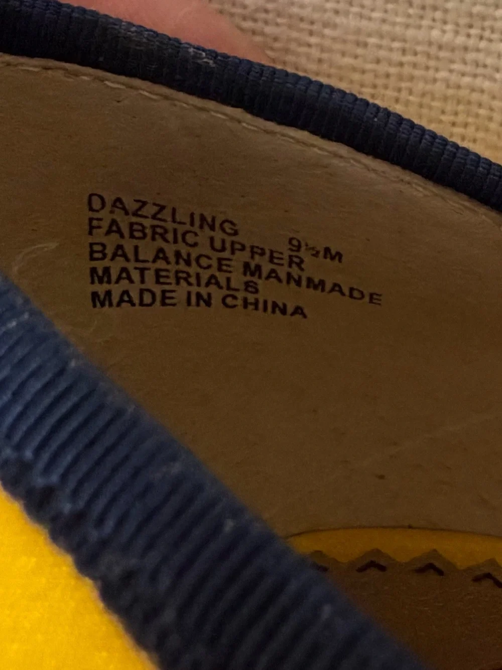 4/$20 Poetic License Yellow Satin Peep-Toe Heels w/ Black Trim and Floral Jewel